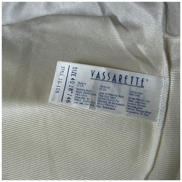 Vassarette White Lace Trim Full Slip Nightgown Dress Size 40 M/L Fairy Bride - Picture 4 of 6